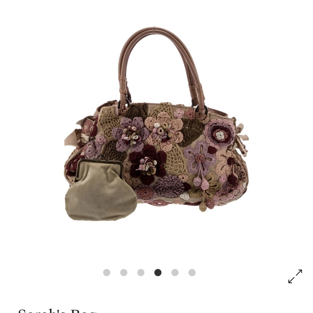 Sarah’s Bag embroidered/ leather handbag - Picture 13 of 13